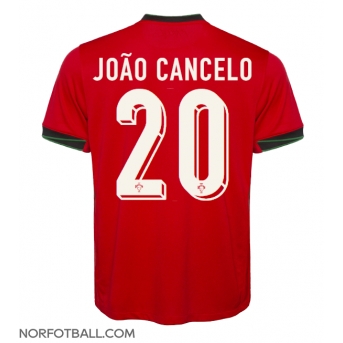 Billige Fotballdrakt Portugal Joao Cancelo #20 Replika Hjemmedrakt EM 2024 Kortermet